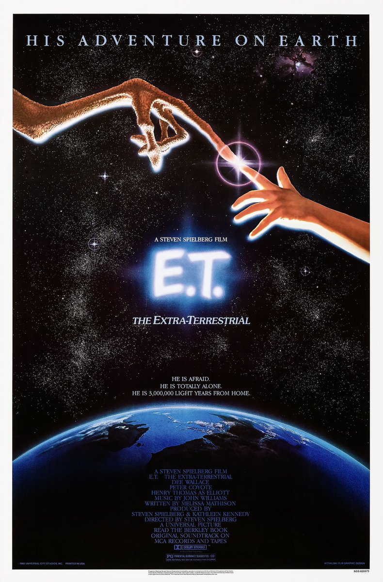 UJStrikesBack's tweet photo. Happy 42nd Anniversary to E.T. the Extra Terrestrial! 🥳🎉

#ET #HenryThomas @MacnaughtonNYC #PatWelsh #BenBurtt #CThomasHowell #PeterCoyote #JimBissell #CarloRambaldi #AllenDaviau #CarolLittleton #JohnWilliams #DennisMuren #KathleenKennedy #MelissaMathison #StevenSpielberg https://t.co/IHPuUtIXXZ