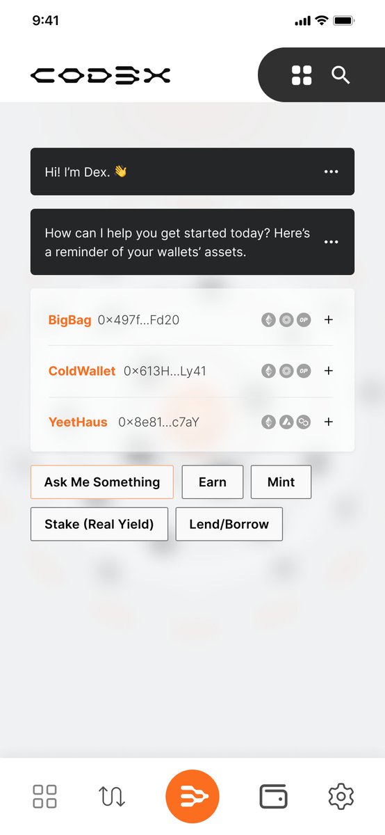 Cod3xOrg's tweet photo. You are losing money! Every minute your funds sit in your wallet is another dollar or dozen lost in opportunity. 

What are these opportunities? Where are they? How do you take advantage?

With Cod3x’s Agentic Interface, all you have to do is ask.

Source lending, yield and even airdrop opportunities by asking Cod3x’s agent simple, natural language questions. It’s like having your own crypto concierge in your pocket.

If you don’t know where to begin, the Cod3x agent will ask you clarifying questions to help identify your needs and the best way to service them.

The agent will then offer you a few simple options to put your assets to work. Curious about how these options work? Our agent will be happy to explain.

Our proprietary agentic interface reads data directly from the blockchain and translates it into information that useful and easy to understand.

Chat with our agent yourself later this year when we release a Beta version of Cod3x.

To make your experience with crypto easier and more rewarding, be sure to follow our account for updates.