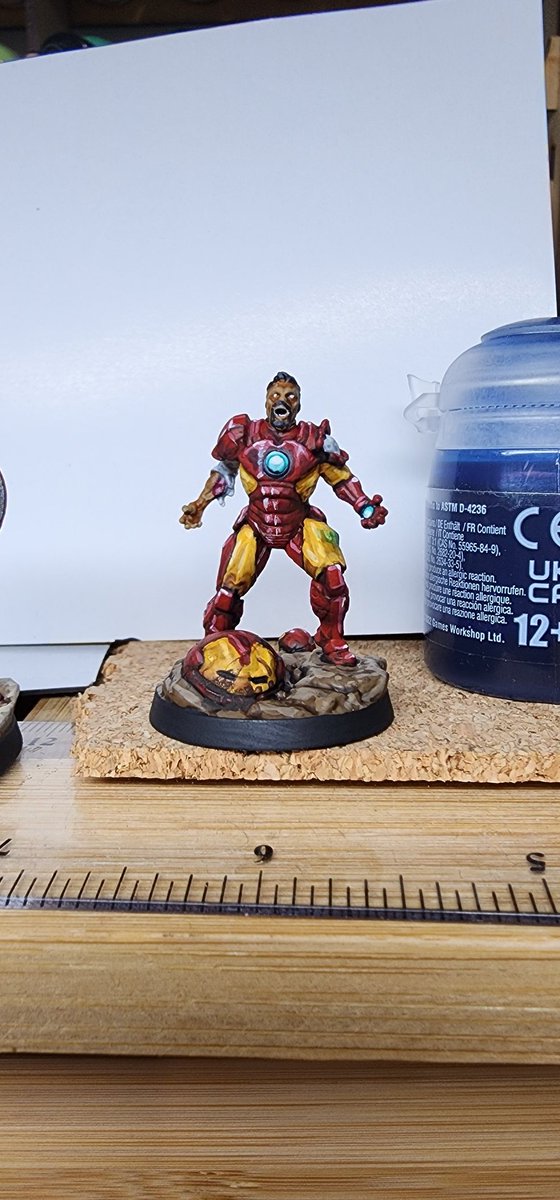 eric54114's tweet photo. Really enjoyed painting the Zombie Heroes from the Marvel Zombies core set. Picked up the Guardians of the Galaxy set too, so I think I'll paint up zombie Thanos next. https://t.co/lYBIfrGLPt