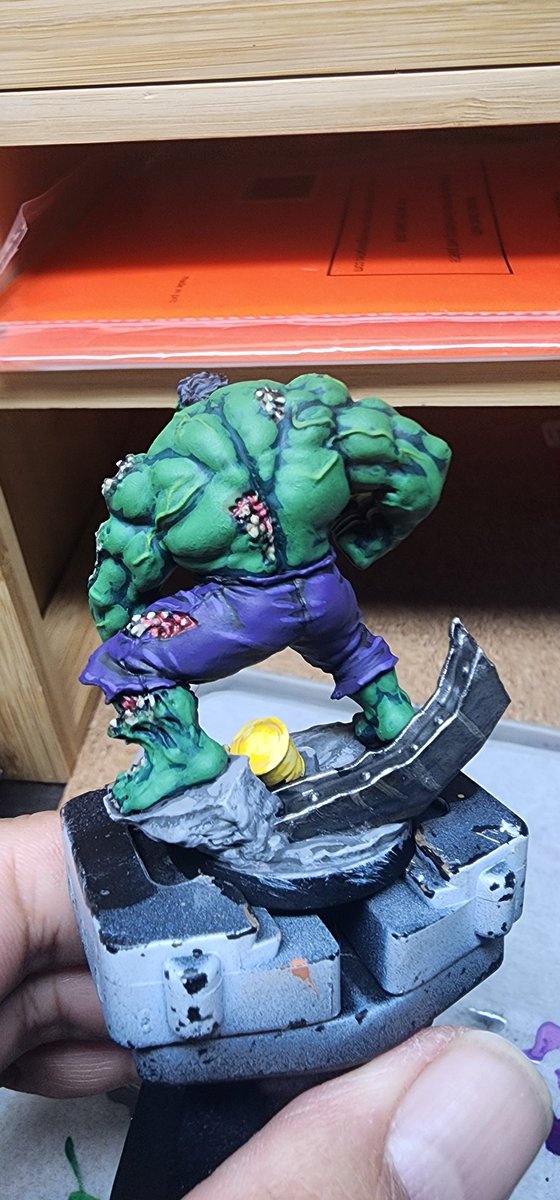 Really enjoyed painting the Zombie Heroes from the Marvel Zombies core set. Picked up the Guardians of the Galaxy set too, so I think I'll paint up zombie Thanos next.