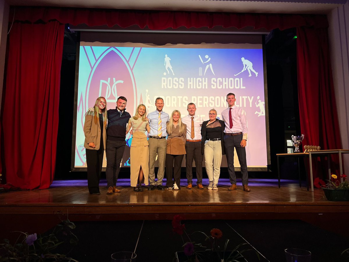 Miss Gibson (@missgibson_pe) on Twitter photo Amazing evening celebrating all our Sporting Stars at the Sports Personality of the Year Awards 👏🏼 Congratulations to all winners ⭐️ <a href="/rosshigh/">Ross High School</a> <a href="/RossHighPE/">Ross High PE</a> <a href="/RossHighSport/">Ross High Sport</a> #ProudtobeRoss Amazing evening celebrating all our Sporting Stars at the Sports Personality of the Year Awards 👏🏼 Congratulations to all winners ⭐️ <a href="/rosshigh/">Ross High School</a> <a href="/RossHighPE/">Ross High PE</a> <a href="/RossHighSport/">Ross High Sport</a> #ProudtobeRoss