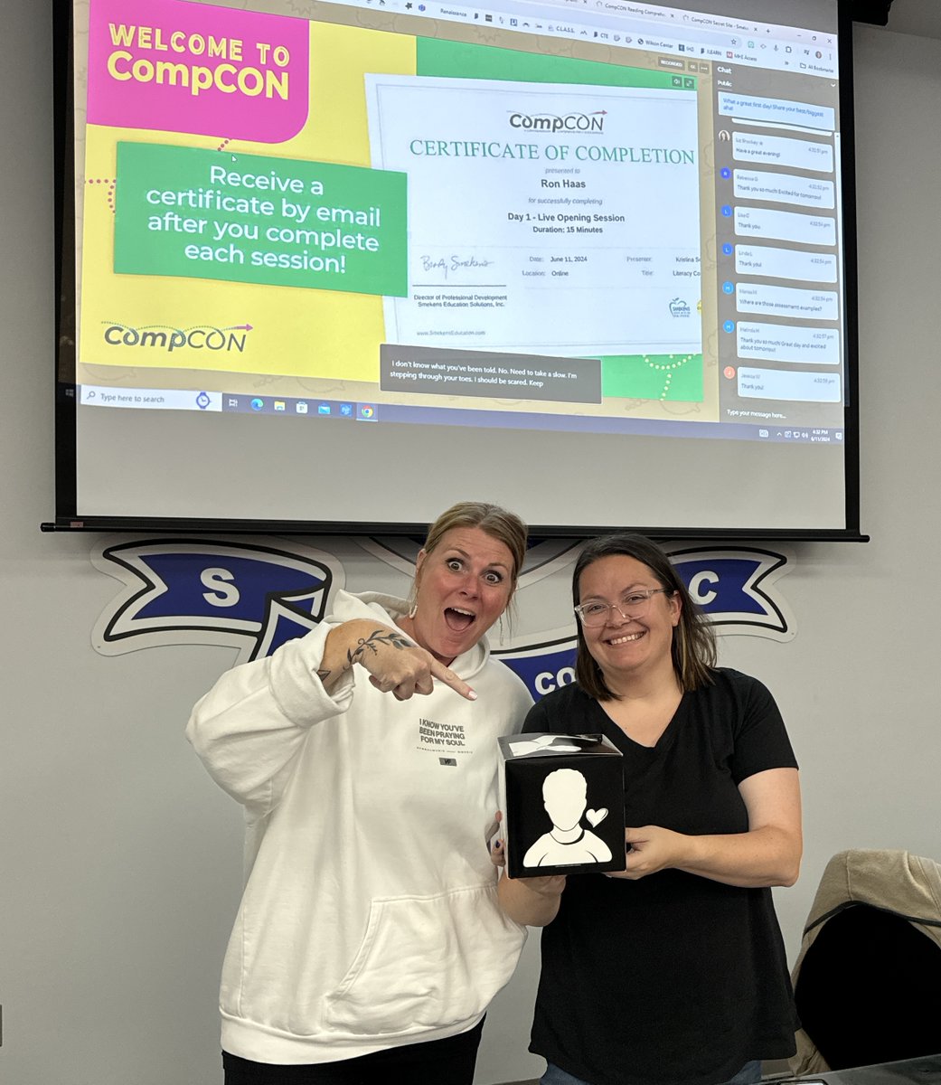SmekensEd's tweet image. The energy is high at Switzerland County School Corporation where educators are attending #CompCON today and tomorrow. Teachers at Switzerland are setting the bar for implementing The Comprehension Playbook!
@switzsc @amy_linkel