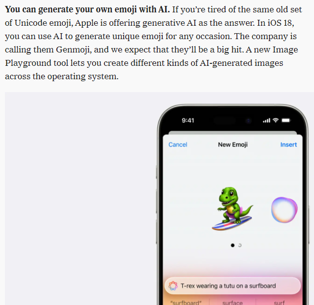 ChrisThomasPDX's tweet photo. @rogoway explains the rapidly growing carbon footprint accompanying AI in everything, including, as the @wirecutter notes, custom AI emojis in the new iPhone for any conceivable occasion.  What a time to be alive.  

https://t.co/IfDCAqh60A

https://t.co/Dc6JOXA6YW https://t.co/dZDHbuvkz6