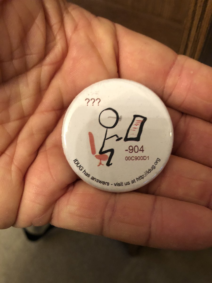 craigmullins's tweet image. IDUG has answers button
#badgeoftheday @IDUGDb2 #IDUGDb2
