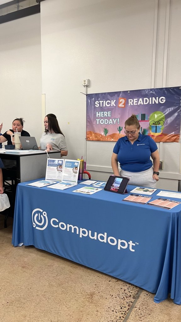 RhodesMPSAZ's tweet photo. Stick 2 Reading Event @ Rhodes! Students were provided free books. Thank you to all the community partners that participated. https://t.co/3dhBIJd5BS