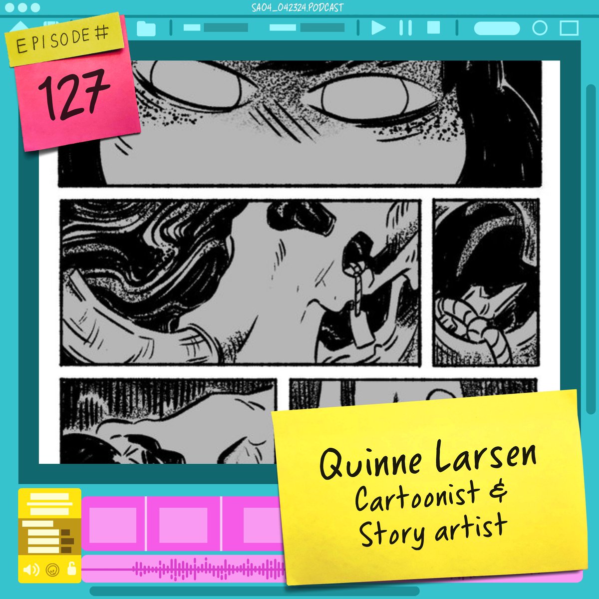 Straight Ahead Animation Podcast (@straightaheadap) on Twitter photo From storyboarding to making their own comics, Chinook Cartoonist Quinne Larsen is telling their own stories! Tune is as we talk about their graphic novel with First Second Publishing and how that came about. Did we mention they're also in a band?
linktr.ee/straightaheadap From storyboarding to making their own comics, Chinook Cartoonist Quinne Larsen is telling their own stories! Tune is as we talk about their graphic novel with First Second Publishing and how that came about. Did we mention they're also in a band?
linktr.ee/straightaheadap