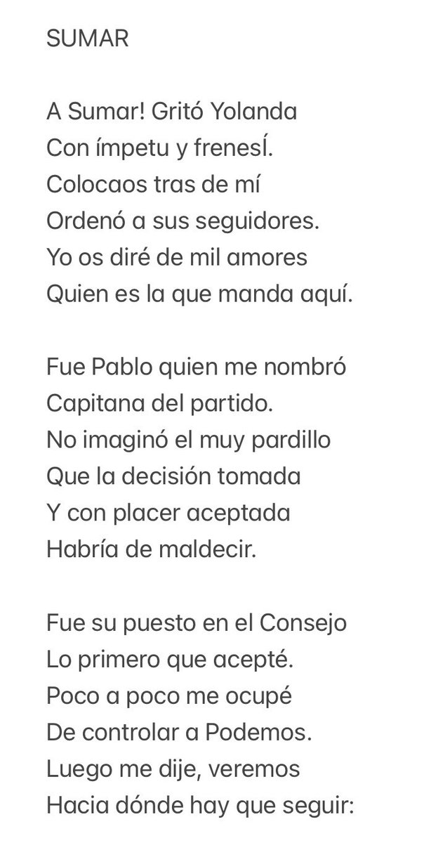 jchicheri's tweet photo. ¡A sumar! gritó Yolanda https://t.co/8UfM424l6m