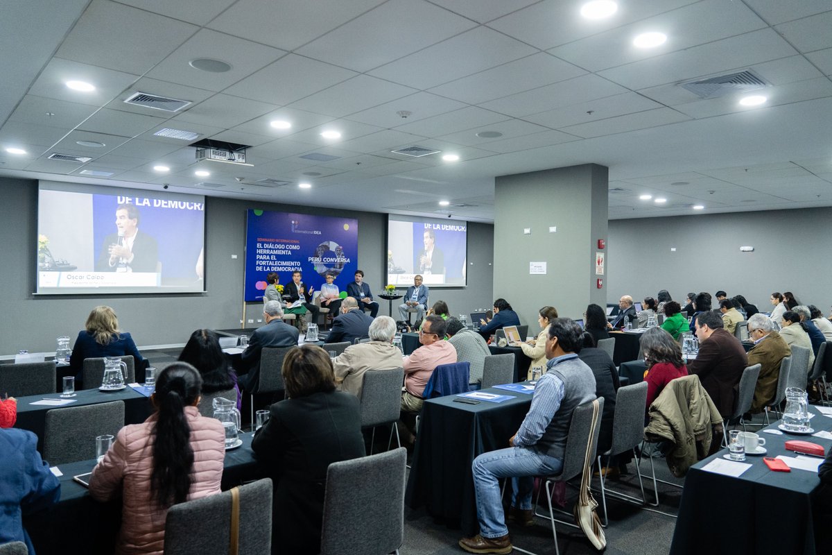 Hoy finalizó el Seminario Internacional “El diálogo como herramienta para mejorar la gobernabilidad democrática” parte del proyecto #PerúConversa. Fue un espacio para compartir experiencias y conocimientos que beneficiarán nuestras democracias.

¡Gracias a quienes formaron parte!
