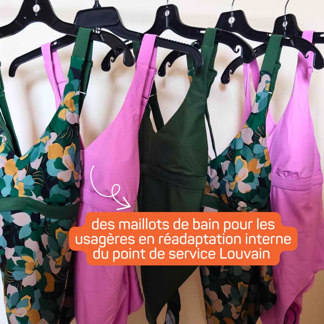 fdependancesmtl's tweet image. Un immense merci à Lolë pour son généreux don de maillots de bain!🩱 
Ils seront portés par les usagères en réadaptation interne du point de service Louvain qui se rendent chaque semaine à la piscine! 🏊