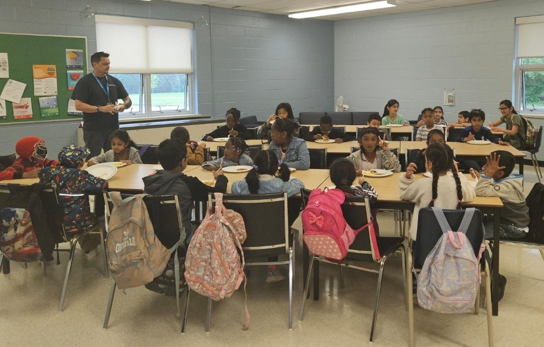 Mr. Bryce (@mrbrycee) on Twitter photo Eggs, Whole Wheat Pancakes, Breakfast Taters
What more could <a href="/FolkstonePS/">Folkstone PS</a> 's Breakfast Club want!?
Thank you to all the staff that have pitched in with their time and effort to make our Breakfast Club such a success for our students! <a href="/PeelSchools/">Peel District School Board</a> Eggs, Whole Wheat Pancakes, Breakfast Taters
What more could <a href="/FolkstonePS/">Folkstone PS</a> 's Breakfast Club want!?
Thank you to all the staff that have pitched in with their time and effort to make our Breakfast Club such a success for our students! <a href="/PeelSchools/">Peel District School Board</a>