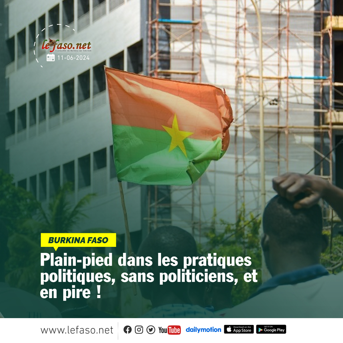 Lefaso_net's tweet photo. #BurkinaFaso : Plain-pied dans les pratiques politiques, sans politiciens, et en pire ! https://t.co/ZQelYdiokE #lwili https://t.co/LjL8IAYKOp