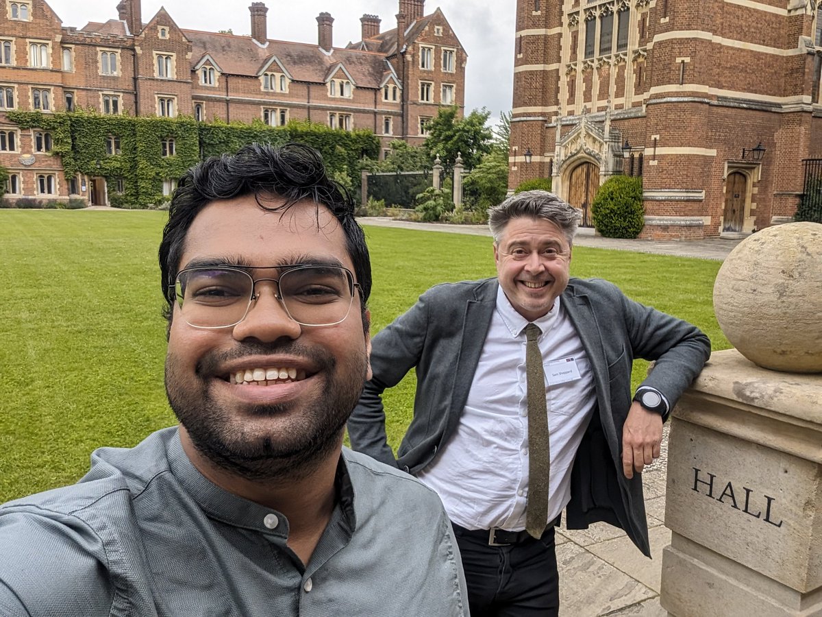 Sheppard Lab (@sheppard_lab) on Twitter photo 1st year PhD student <a href="/emPriyanshu/">Priyanshu Singh Raikwar</a> with Sam Sheppard attended The 2nd IOI Oxbridge Cohort conference at Selwyn College, Cambridge <a href="/Cambridge_Uni/">Cambridge University</a>
<a href="/emPriyanshu/">Priyanshu Singh Raikwar</a> talked about exploring Ribosomal protein as a plausible drug target.
<a href="/IneosOxford/">Ineos Oxford Institute for Antimicrobial Research</a> <a href="/UniofOxford/">University of Oxford</a> <a href="/OxfordBiology/">Oxford Biology</a> 1st year PhD student <a href="/emPriyanshu/">Priyanshu Singh Raikwar</a> with Sam Sheppard attended The 2nd IOI Oxbridge Cohort conference at Selwyn College, Cambridge <a href="/Cambridge_Uni/">Cambridge University</a>
<a href="/emPriyanshu/">Priyanshu Singh Raikwar</a> talked about exploring Ribosomal protein as a plausible drug target.
<a href="/IneosOxford/">Ineos Oxford Institute for Antimicrobial Research</a> <a href="/UniofOxford/">University of Oxford</a> <a href="/OxfordBiology/">Oxford Biology</a>
