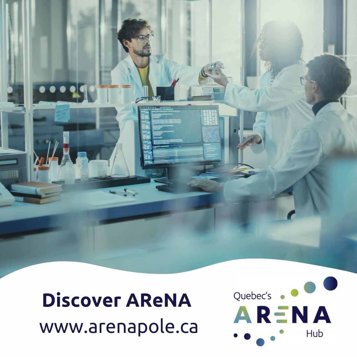 AReNA (@arenapolearnqc) on Twitter photo We are proud to announce the creation of the RNA Therapy Development and Production Network, which will offer RNA therapy biomanufacturing services to academic and industrial researchers, led by <a href="/ircm_mtl/">IRCM</a> , <a href="/mcgillu/">McGill University</a> et <a href="/USherbrooke/">Université de Sherbrooke</a> More information👉arenapole.ca/en/creation-of… We are proud to announce the creation of the RNA Therapy Development and Production Network, which will offer RNA therapy biomanufacturing services to academic and industrial researchers, led by <a href="/ircm_mtl/">IRCM</a> , <a href="/mcgillu/">McGill University</a> et <a href="/USherbrooke/">Université de Sherbrooke</a> More information👉arenapole.ca/en/creation-of…