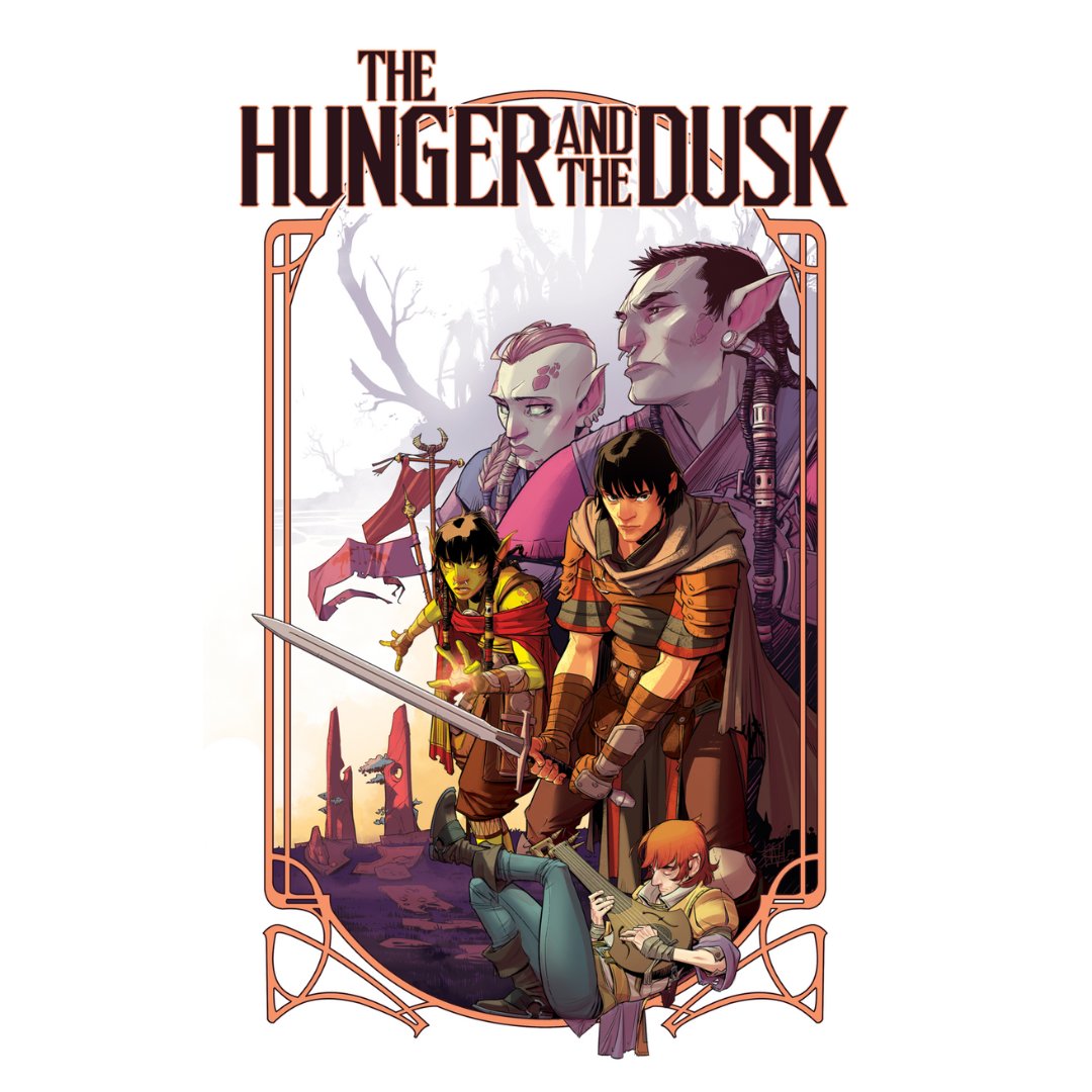 IDWPublishing's tweet photo. “If you've gotten this far, and haven't read The Hunger and the Dusk at all, you need to do so. This story has so many layers, and twists...The surprises all feel natural yet captivating.” - @Nerd_Initiative
#TheHungerandTheDusk, Vol. 1 at LCS: https://t.co/frU23ocXUb
#THATD https://t.co/sfUsve98xo