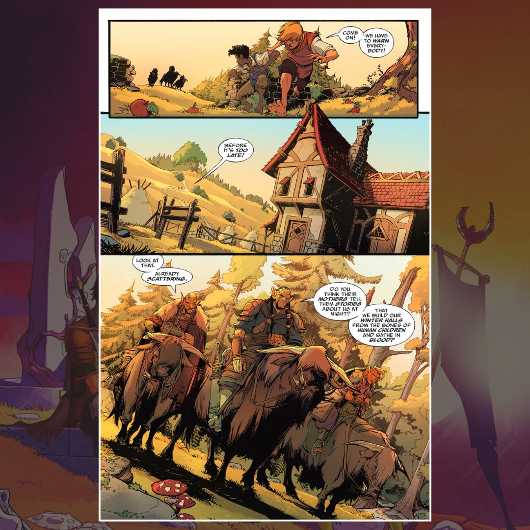 IDWPublishing's tweet photo. “If you've gotten this far, and haven't read The Hunger and the Dusk at all, you need to do so. This story has so many layers, and twists...The surprises all feel natural yet captivating.” - @Nerd_Initiative
#TheHungerandTheDusk, Vol. 1 at LCS: https://t.co/frU23ocXUb
#THATD https://t.co/sfUsve98xo