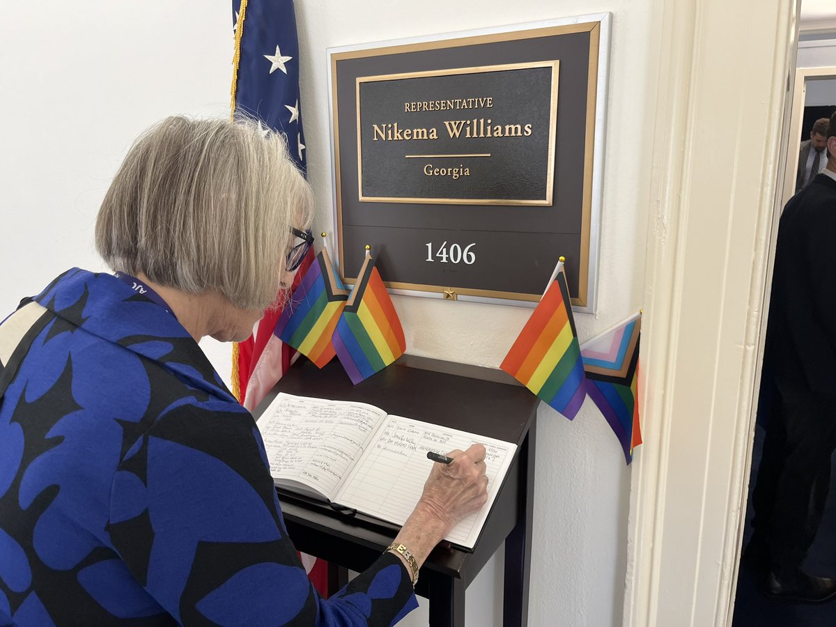 I was pleased to join so many friends <a href="/AJCGlobal/">American Jewish Committee</a> Forum in Washington,DC and to lobby <a href="/RepHankJohnson/">Rep. Hank Johnson</a> and U.S. Rep <a href="/NikemaWilliams/">Nikema Williams</a> to support federal legislation to combat the rise of antisemitism in American society today. #combatantisemitism