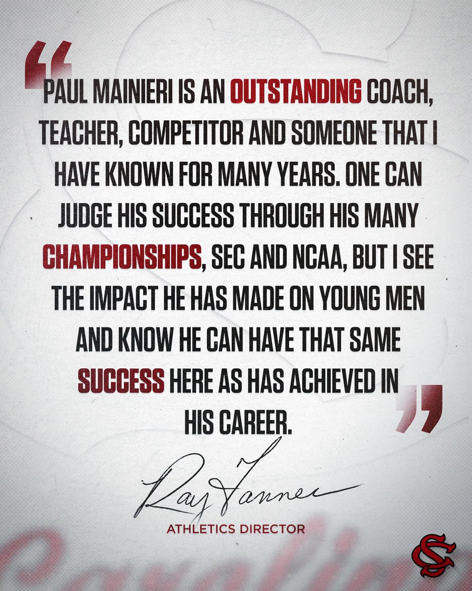 GamecockBSB's tweet image. From the boss himself

#Gamecocks | #ForeverToThee