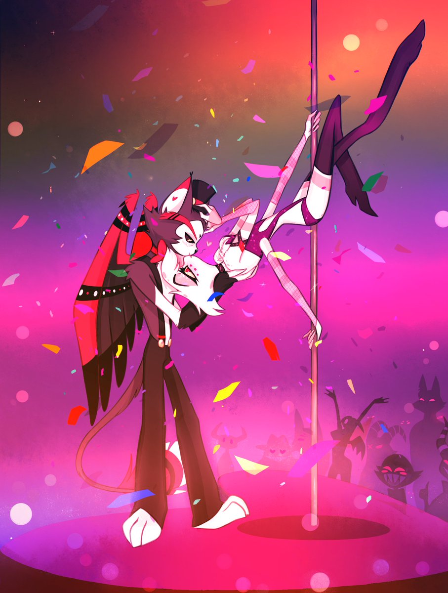 Inside everyone there's a rainbow ❤️🧡💛💚💙💜
Happy Pride (ring) MONTH! 🏳️‍🌈

#huskerdust #hazbinehotelart