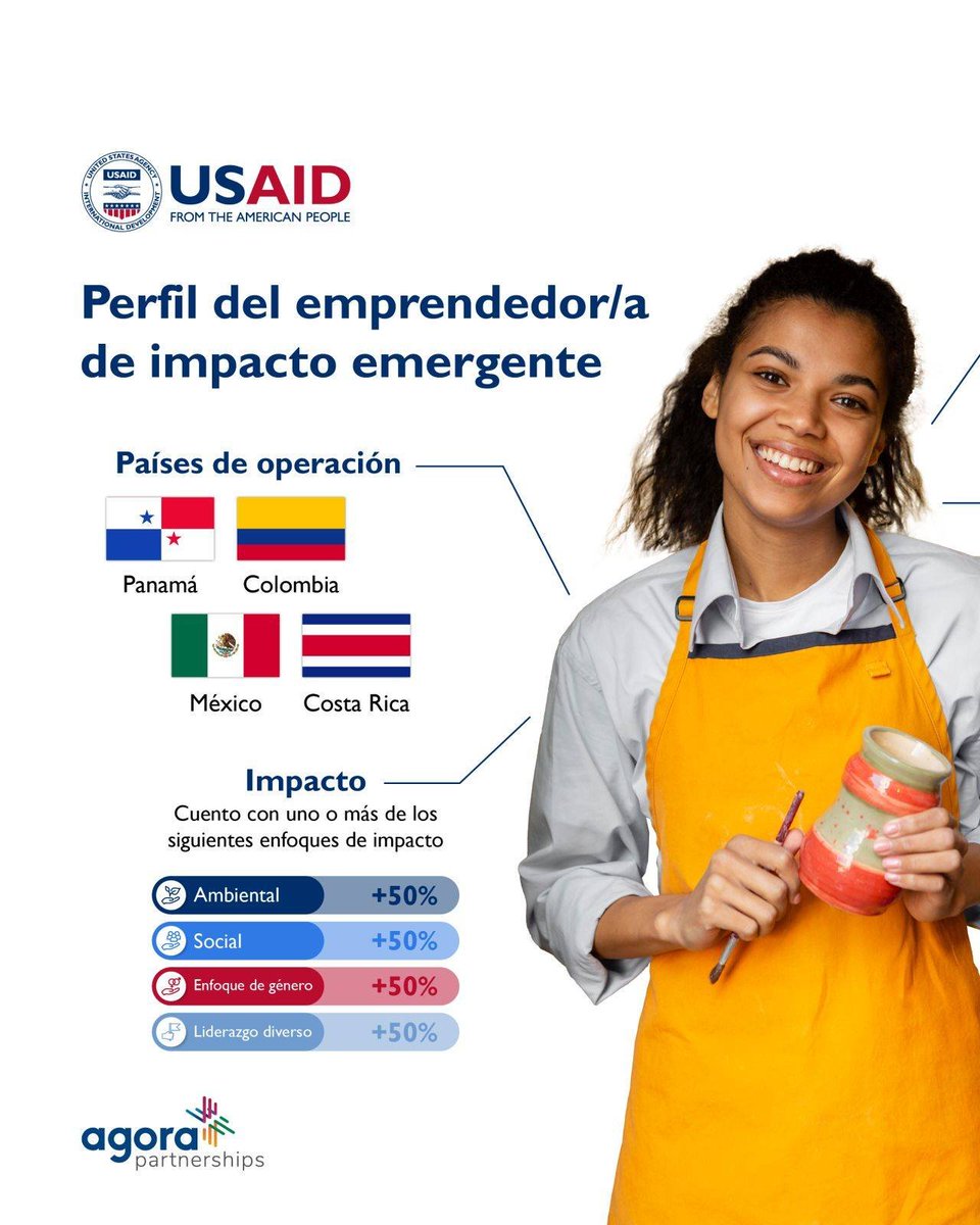 ¿Tienes una startup en Panamá con impacto ambiental o social? Postúlate para participar en Kinesis, bajo el programa CATALYZE APEP Accelerator de <a href="/USAID/">USAID</a> 

¡Te ayudará a llevar tu negocio al siguiente nivel!   

Fecha límite: 14 de junio

Mayor información: agora2030.org/kinesis/