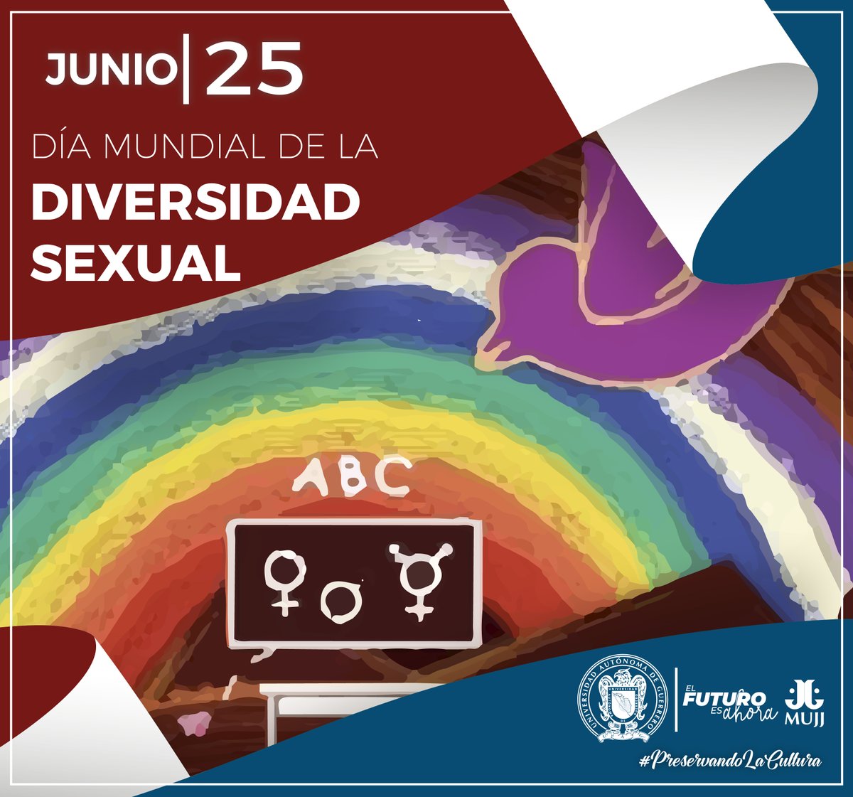 🌈🦅 #DíaMundialDeLaDiversidadSexual 

#ElFuturoEsAhora #PreservandoLaCultura