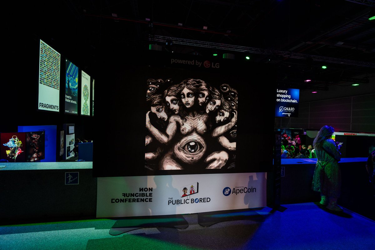 maenadart's tweet photo. Amazing news! 

My piece, Ex Chaos ad Vitam was showcased at @NFCsummit 

I'm so happy, thank you so much @PublicBored and @apecoin for this wonderful opportunity! https://t.co/u4WEraeSaS