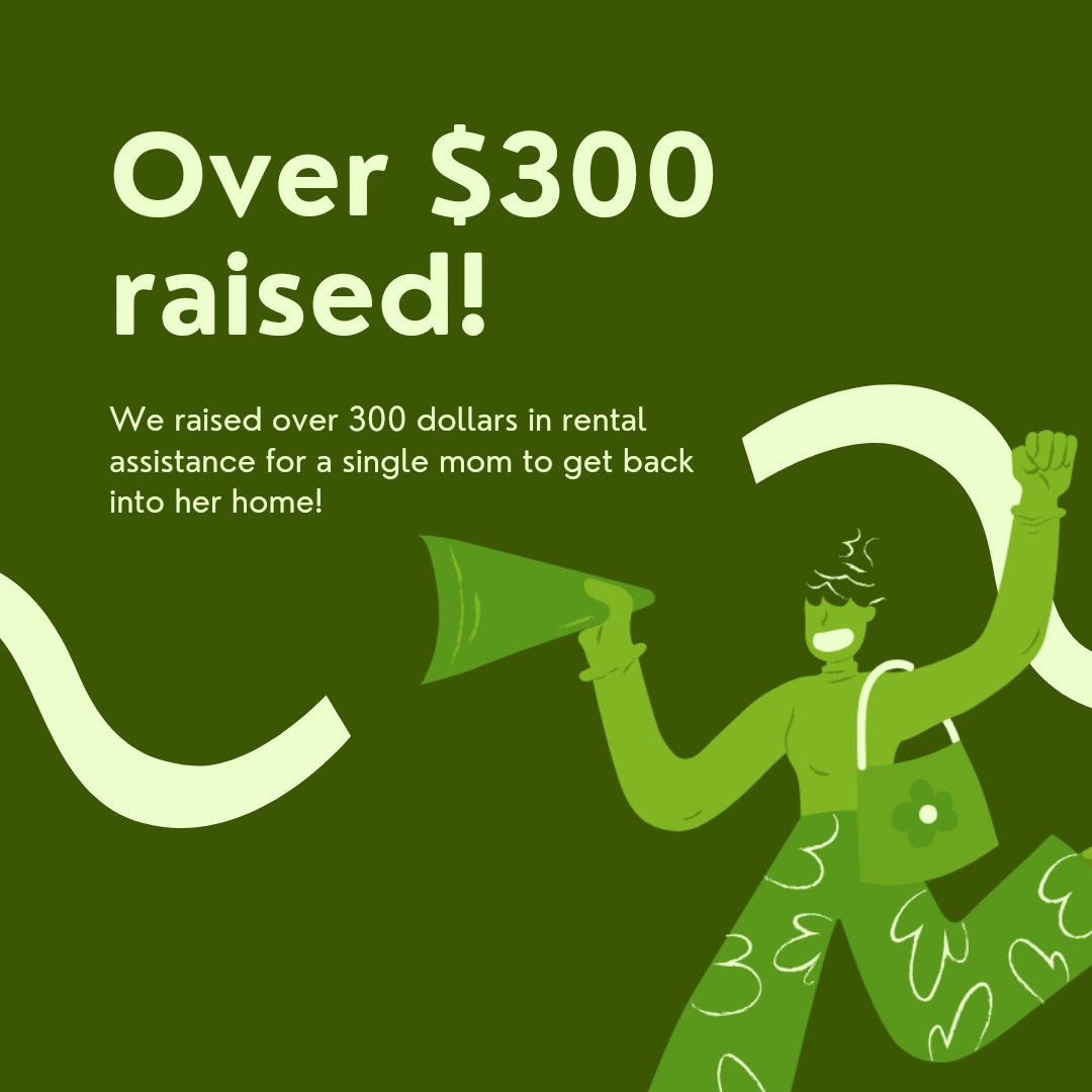 Our single mom is on her way to a better place, thank you to everyone who helped make this blessing possible for her and her two boys!