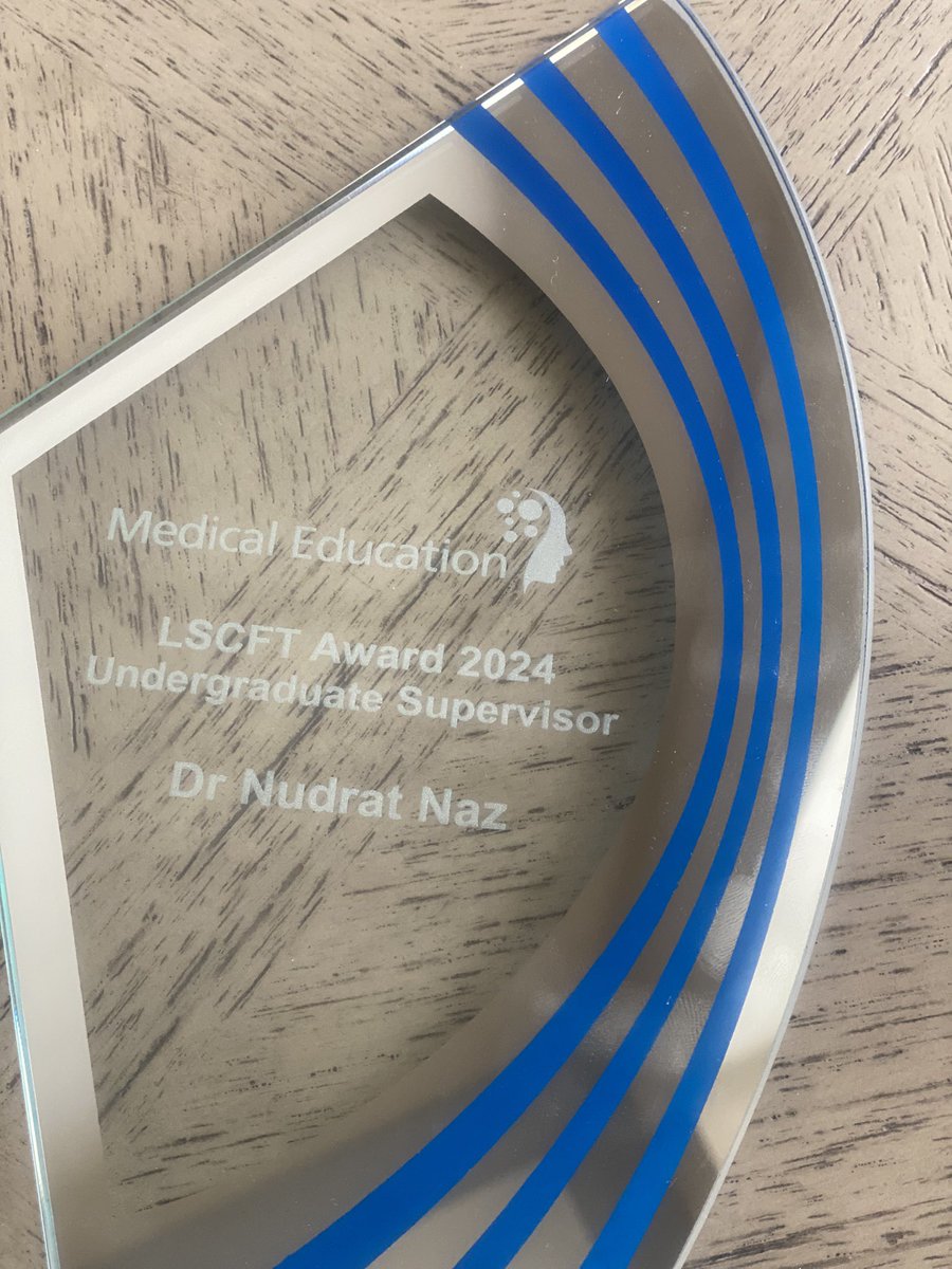 nudrat khawaja (@nudratk) on Twitter photo I am thrilled and deeply grateful to have received the esteemed "Undergraduate Supervisor of the Year" award at LSCFT Medical Education Conference. Thanks for the support and recognition <a href="/DrGarethEThomas/">Gareth Thomas</a>, <a href="/WeAreLSCFT/">Lancashire & South Cumbria NHS Foundation Trust</a> <a href="/LSCFTMedEd/">We Are LSCft Medical Education</a> I am thrilled and deeply grateful to have received the esteemed "Undergraduate Supervisor of the Year" award at LSCFT Medical Education Conference. Thanks for the support and recognition <a href="/DrGarethEThomas/">Gareth Thomas</a>, <a href="/WeAreLSCFT/">Lancashire & South Cumbria NHS Foundation Trust</a> <a href="/LSCFTMedEd/">We Are LSCft Medical Education</a>