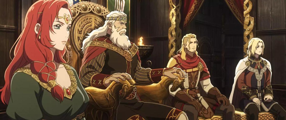Here's our first look at the mighty King of Rohan, Helm Hammerhand, from The War of Rohirrim. #TheLordOfTheRings nerdist.com/article/lord-o…