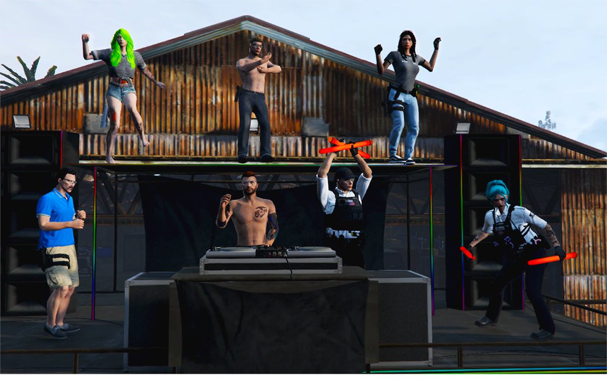 Had a #danceparty in <a href="/Official_NERP/">NewEnergyRP ⚡️</a> after our BCSO Community Event! 

discord.gg/newenergyrp