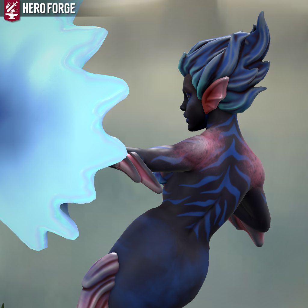 katyapixie's tweet photo. Mermaid 🩵 #HeroForge https://t.co/WTwT2TVEtK