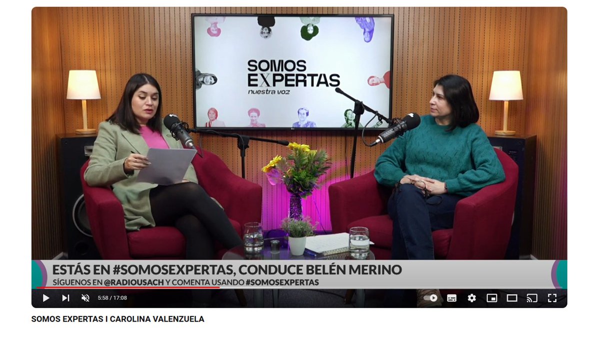 Hay_Mujeres's tweet photo. ¿Te perdiste la entrevista a Carolina Valenzuela, Directora de #HayMujeres en
@radiousach? Revísala 👇nuevamente y conoce lo que hacemos para fortalecer la voz pública de las mujeres.
https://t.co/3J7no5jOET
#HayExpertas #HayMujeres #SomosExpertas https://t.co/BAiNTLwnFm