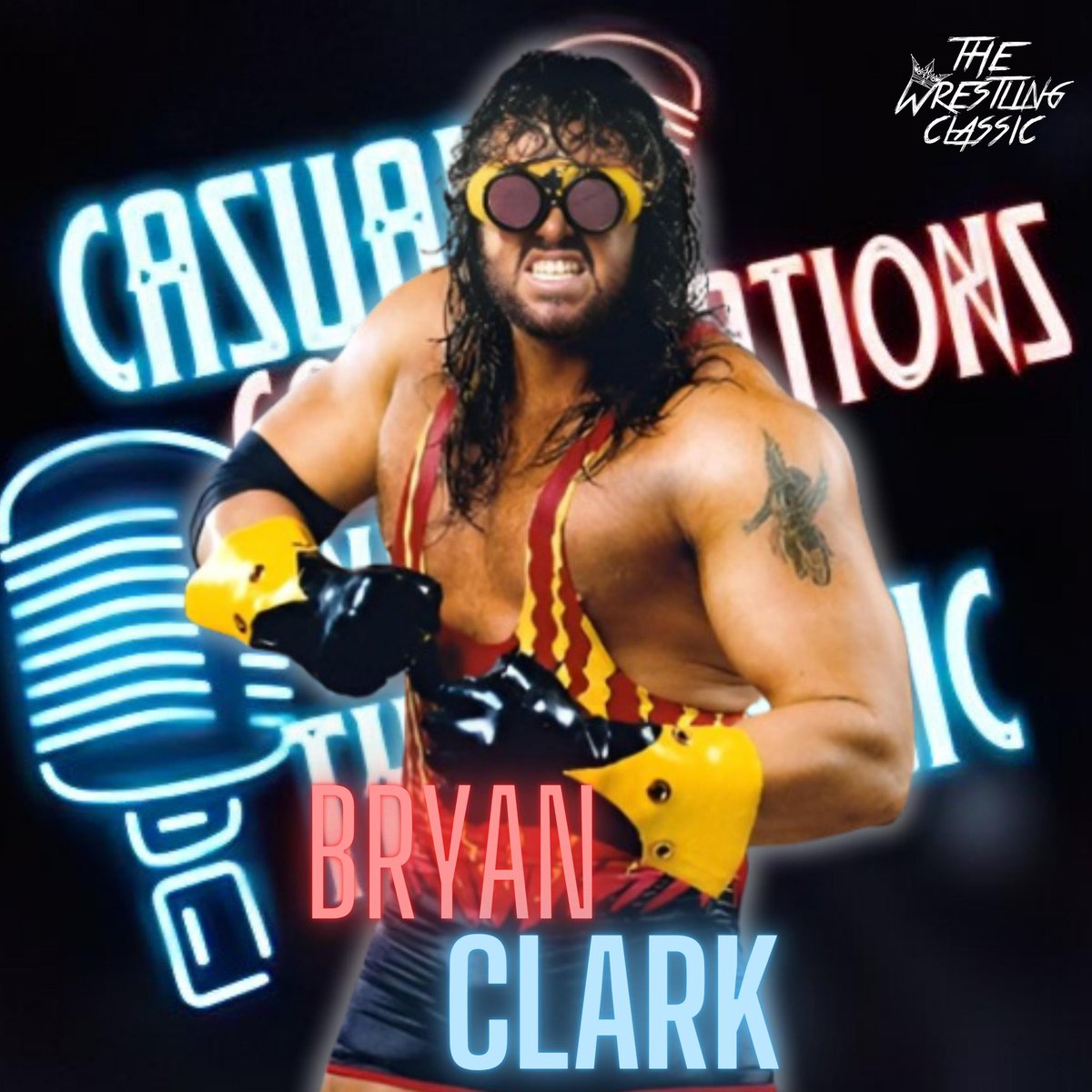 twcworldwide's tweet image. Hey yo…one more for the good guys! 

Casual Conversation with @RealBryanClark coming soon! 💣

Be sure to subscribe to “The Wrestling Classic” YouTube channel and the “TWC Show” wherever you listen to podcasts! 🎙️ 

#BryanClark #AdamBomb #Wrath #Kronik #WCW #WWF #AJPW