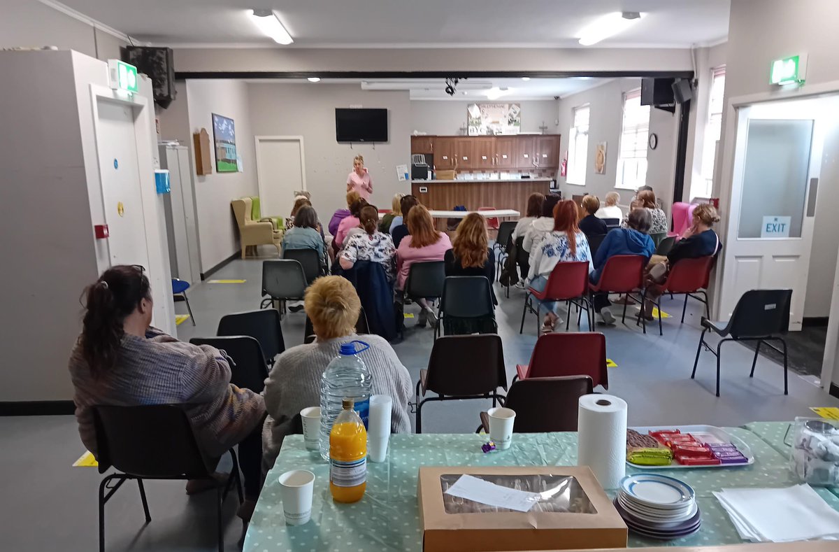 GrainneWalsh17's tweet photo. Amazing evening  #thechangecafe let's talk menopause, we were introduced to the power of breathing and meditation with Ruth Galvin #carrigalinewellnesscentre giving women in our communities the skills to navigate through the stresses of menopause @CorkCityPartner @CorkHealthyCit https://t.co/dlmsa9hBL8