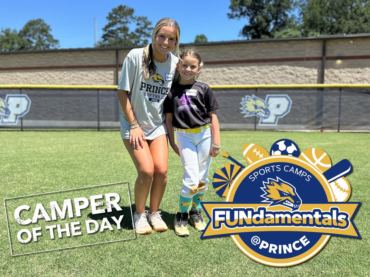 PACSSoftball's tweet photo. 🚨Camper of the Day | Gold Team🚨 

Day 2 | Gold Team Camper of the Day was Mattelyn!!! 

Mattelyn was selected by Varsity Senior @AnnaWilliams464 for her improvement throughout camp, being encouraging, and asking great questions to gain more softball IQ

Way to go Mattelyn!!! 🤩 https://t.co/mVXXw91HfY
