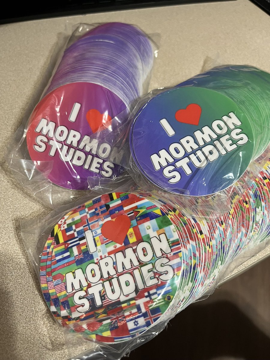 A huge thank you to the wonderful <a href="/kp_history/">Katherine R. Pollock</a> for sending us these great stickers. Thanks for being a friend to CMSSA.

Go see Katherine, our CMSSA President <a href="/_SGriz_/">Stephanie Valeska Griswold, M.A. 🕚☄️</a>, and two other great scholars at their roundtable discussion <a href="/MormonHistAssoc/">Mormon History Association</a> this Friday!
