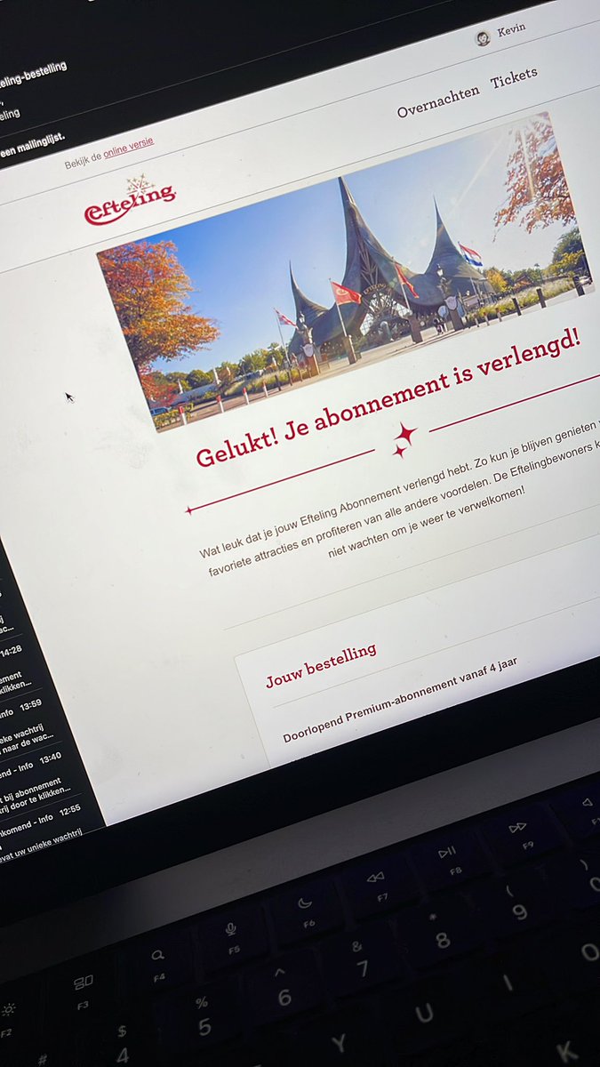 kevin1204's tweet photo. Sow na 14,5 uur is het gelukt om een Premium-abonnement te bemachtigen 😂
#efteling https://t.co/vGrmwQwpdI