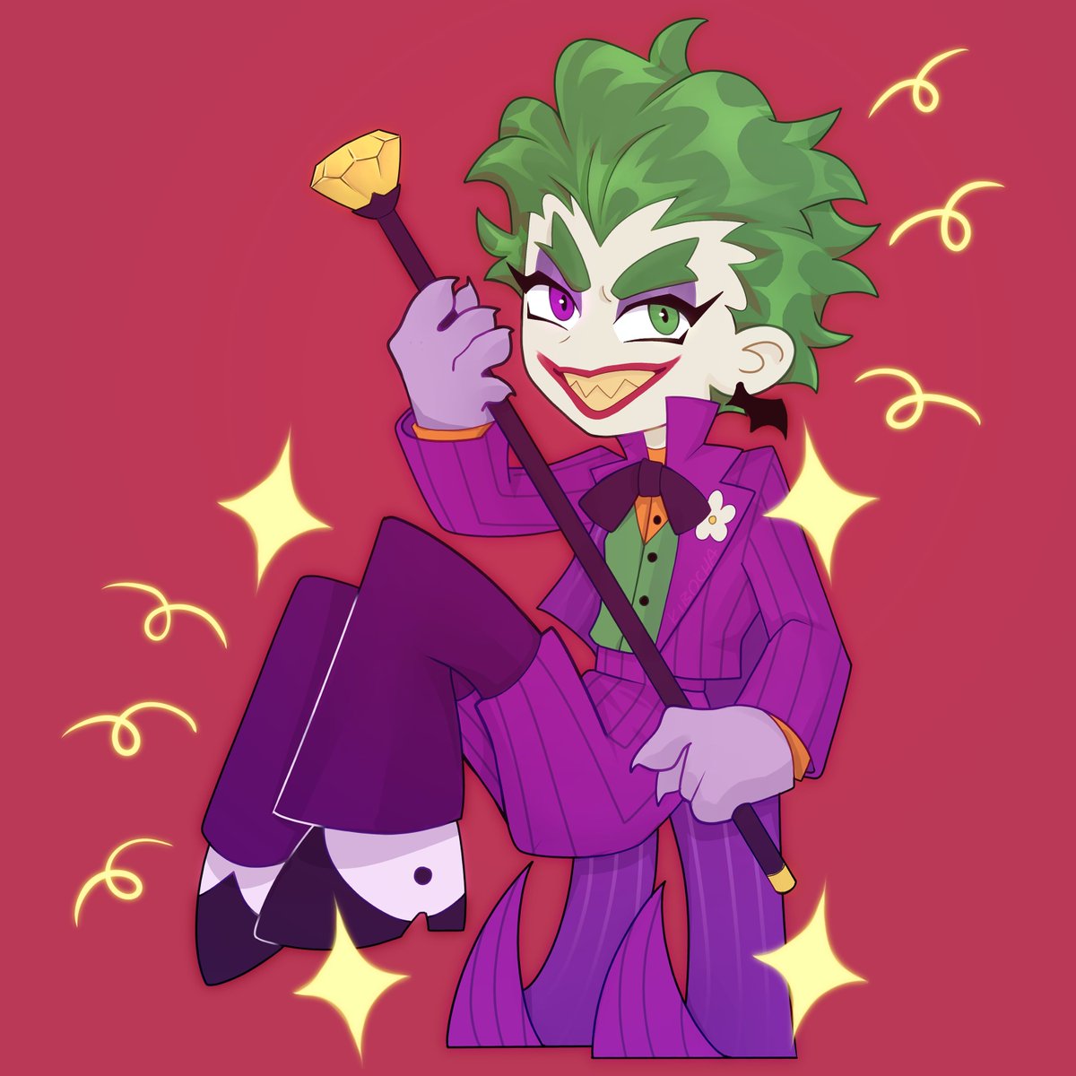 Smol Joker says Hi! 
Present ur respects (Unless u want to end up like Jason)
#Joker #Batman #Batjokes