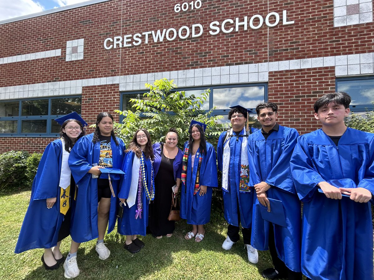 So proud of my former 5th graders! Go take on the world - your adventure is about to begin! 💙 <a href="/CrestwoodElem/">Crestwood Elementary School</a>