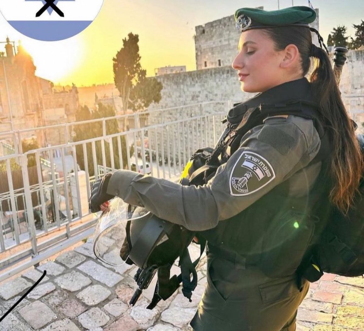 DrLoupis's tweet photo. Another Israeli terrorist eliminated. 

She found out. https://t.co/4kKVypUy7j