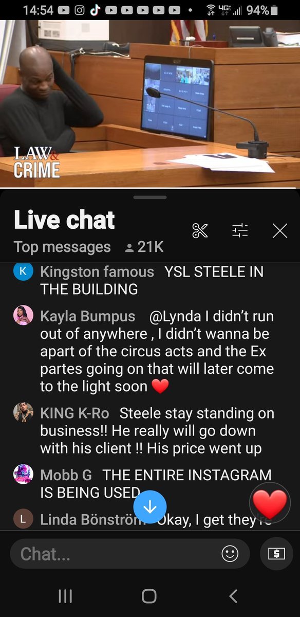 honornc's tweet photo. Judge Glanville wants it both ways.
1. Jail Atty Steele for exposing the illicit ex parte mtg; &amp; 
2. Jail the leaker.

Also is why Atty Kayla #Bumpus demanded she be relieved as counsel today -she got her wish.

She hints too more than 1 ex parte hearing occurred in chambers https://t.co/84TxQQc1mx