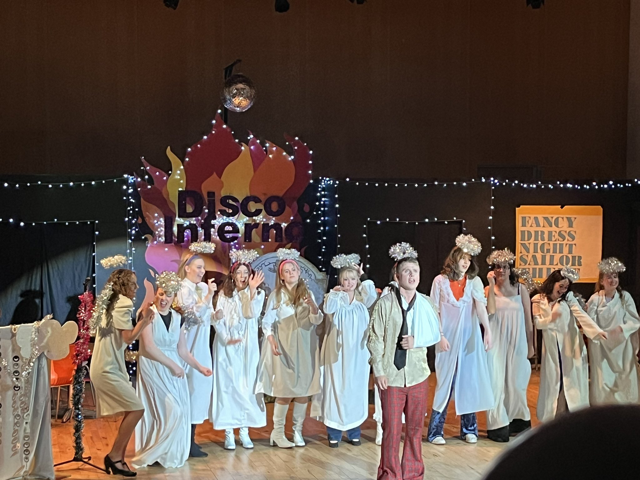 Louise Hayward on X Thank you Balfron High for a fantastic Disco Inferno Talent dedication collaboration and fun. Experiences that make memories. Still two nights to go. Get tickets if you can