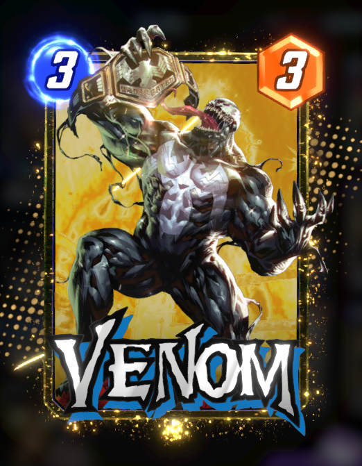 ProjectKriss's tweet photo. God tier! @MARVELSNAP #venom #marvel #marvelsnap #wrestling #comics #champion #gold #godsplit https://t.co/LQmvNFnUiI