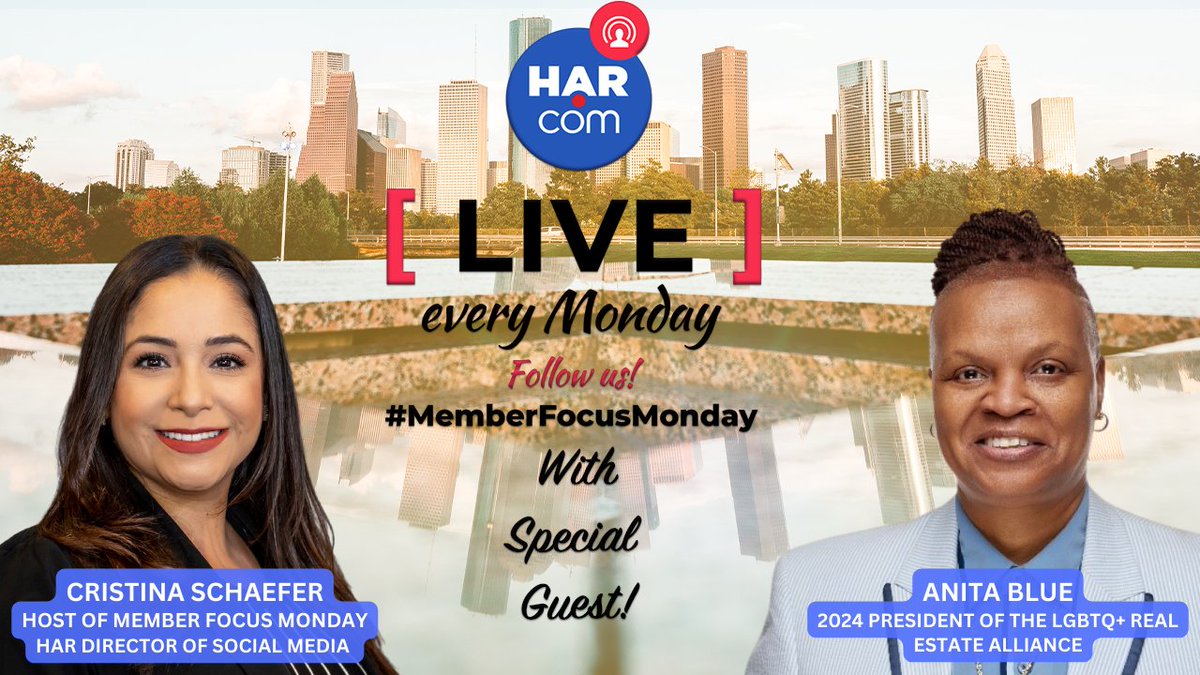 HAR.com (@harmembers) on Twitter photo ICYMI - "There are ways that we can get involved and better educated to serve this community." This week, Anita Blue, 2024 President of the <a href="/LGBTQre/">LGBTQ+ Real Estate Alliance</a>, shared how REALTORSยฎ can empower the LGBTQ+ community on their path towards & enjoyment of homeownership. facebook.com/HARfans ICYMI - "There are ways that we can get involved and better educated to serve this community." This week, Anita Blue, 2024 President of the <a href="/LGBTQre/">LGBTQ+ Real Estate Alliance</a>, shared how REALTORSยฎ can empower the LGBTQ+ community on their path towards & enjoyment of homeownership. facebook.com/HARfans