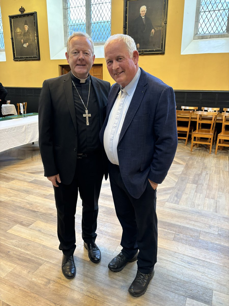 ArchbishopEamon's tweet photo. Blessings to all the priests celebrating significant anniversaries of their ordination in @StPatsMaynooth 

“Every day, as long as this today lasts, keep encouraging one another.”

Ad multos annos! https://t.co/pgHmlBmTuv