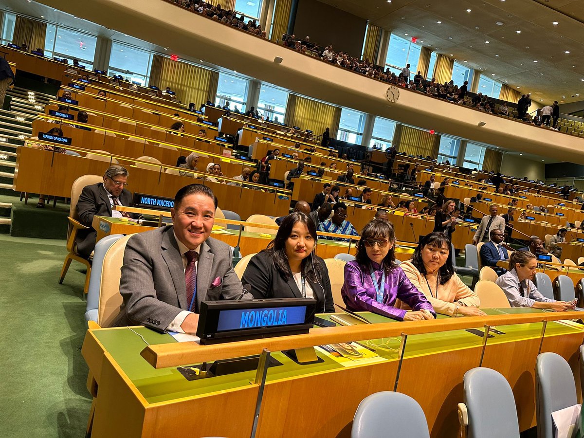 OTD: Ms. Gerel Dondovdorj, candidate of Mongolia 🇲🇳, successfully re-elected (145 votes) as a member of the Committee on the Rights of Persons with Disabilities (#CRPD) for the 2025-2028 term. Congratulations to the 9 newly elected members of #CRPD  🇧🇷 🇩🇴 🇪🇺 🇯🇲 🇯🇵 🇲🇳 🇲🇦 🇳🇬 🇺🇾