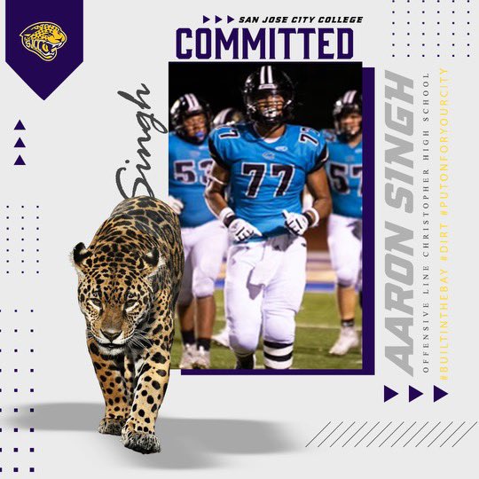 100% committed! Blessed to have this opportunity time to work 🙏 #committed #gojags <a href="/SJCC_Football/">SAN JOSE CITY COLLEGE FOOTBALL</a>