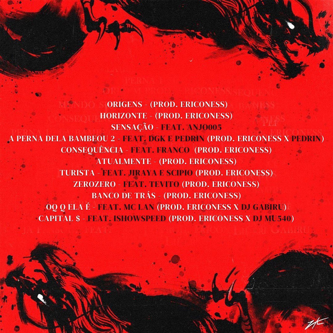 Esse acontecimento revelou um artista incrível de verdade

Dpaula lançou seu álbum “ORIGEM” com participações de artistas como: MC Lan, Tevito, Jiraya, Anjo 005 e mais!

A faixa com Speed também está presente no álbum, ficou absurdo.