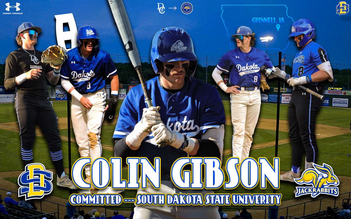 Colin Gibson (@colin_gibson06) on Twitter photo Extremely blessed to announce my commitment to South Dakota State University. I want to thank all of my coaches <a href="/BaseballDctc/">DCTC Baseball ⚔️</a> for getting me to this point. Along with that I want to thank <a href="/GoJacksBaseball/">Jackrabbit Baseball</a> for giving me this opportunity to play at the next level 🐰 Extremely blessed to announce my commitment to South Dakota State University. I want to thank all of my coaches <a href="/BaseballDctc/">DCTC Baseball ⚔️</a> for getting me to this point. Along with that I want to thank <a href="/GoJacksBaseball/">Jackrabbit Baseball</a> for giving me this opportunity to play at the next level 🐰