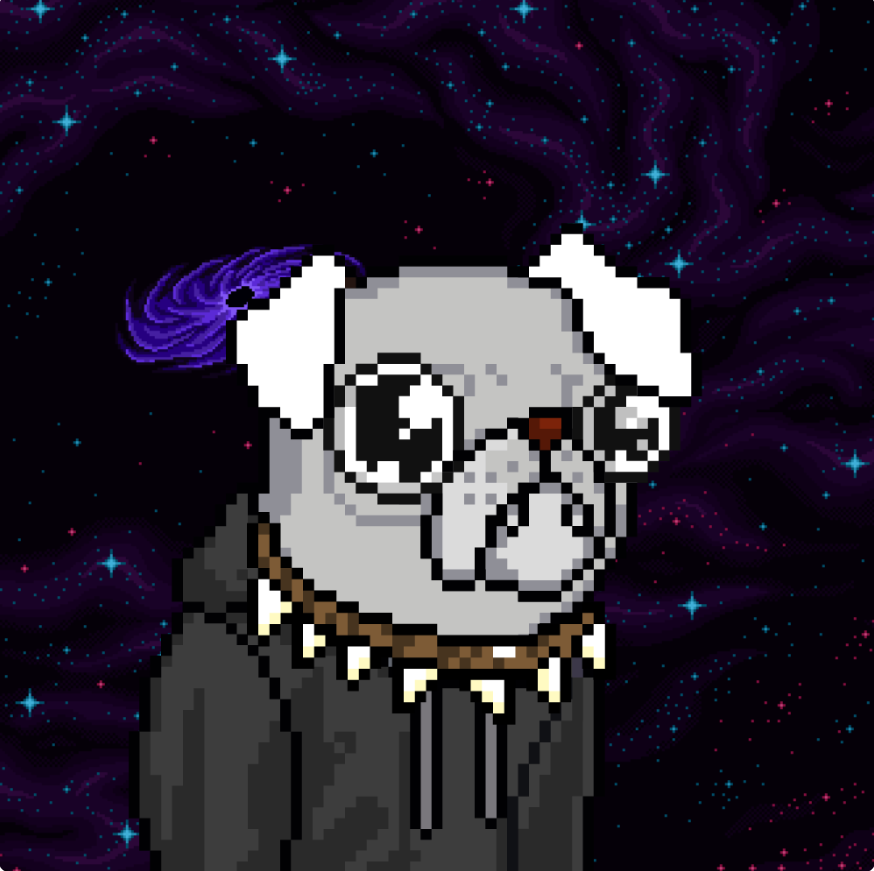 My outer space pug minted early at @PugLifeGame <a href="/Blast_L2/">Blast</a> #BlastPugs