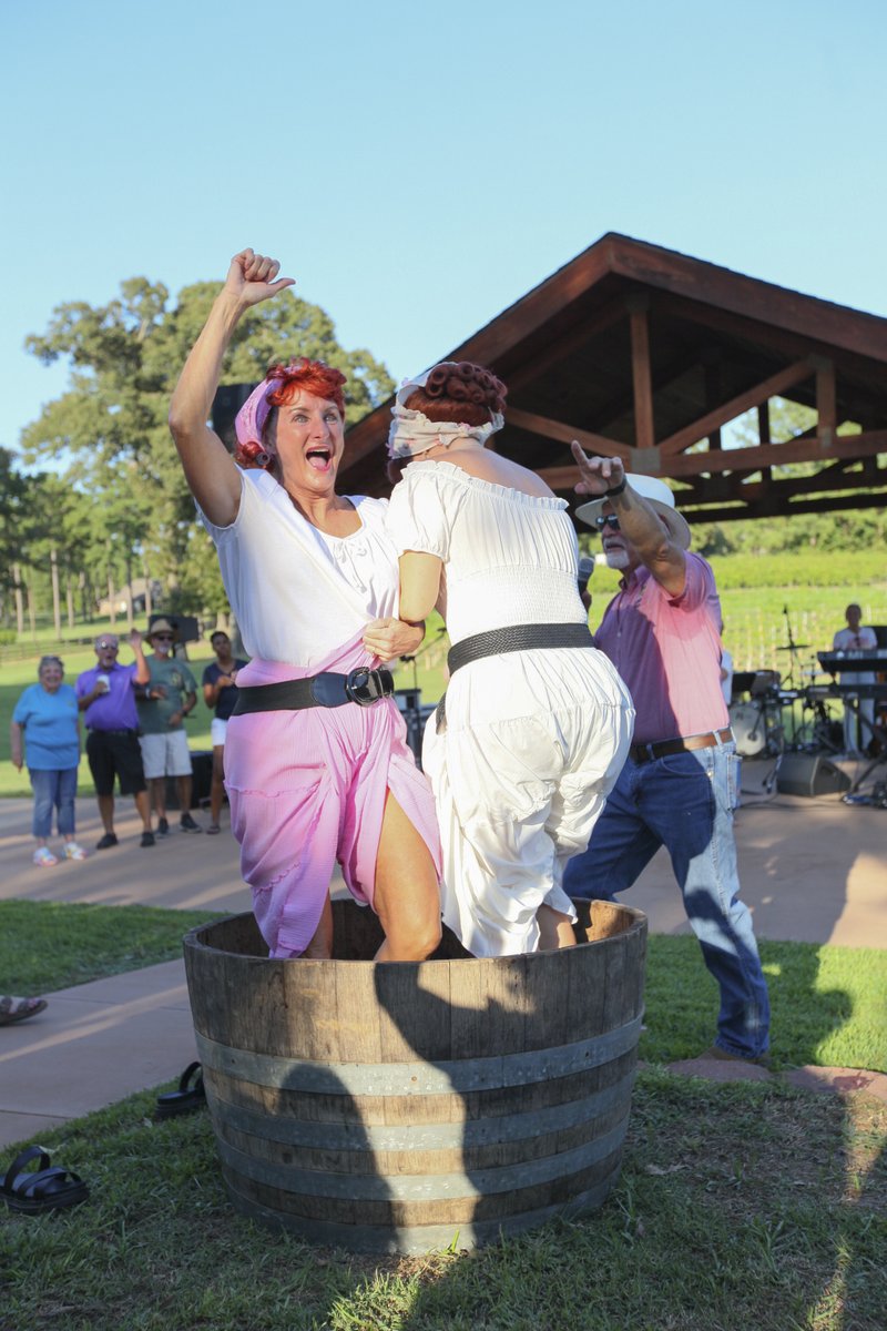 🍇Get ready to stomp &amp; dance at our Annual Grape Stomp Celebration &amp; Concert! Create unique t-shirts or tote bags with your grape-stained footprints, &amp; channel your inner Lucy for our Lucille Ball look-a-like contest! More details on our website here: bit.ly/3Ppl1Ur
